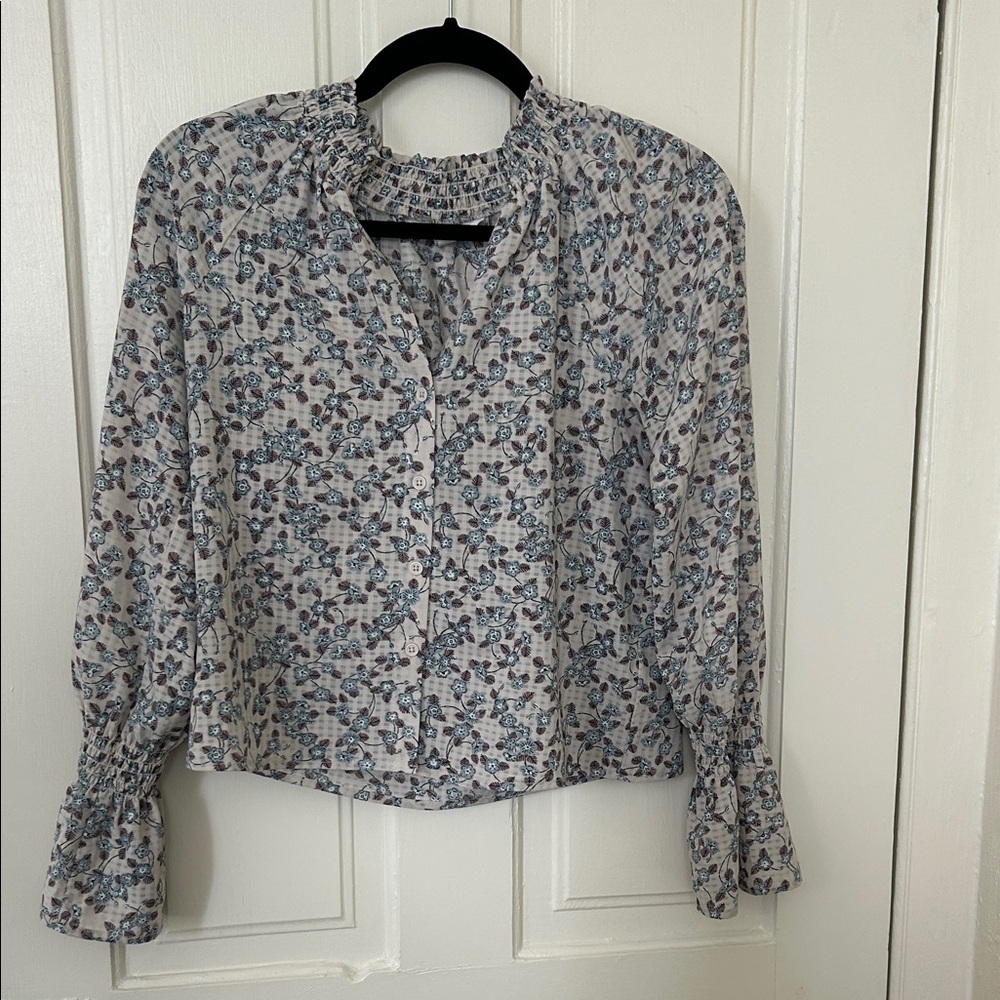BB Dakota blouse button up boho size small